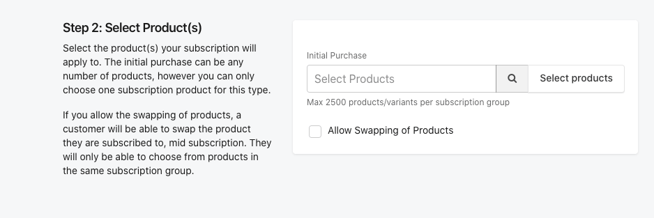 Select Products